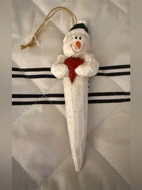 Eddie Walker Midwest of Cannon Falls Snowman Ornament Vintage NWOT